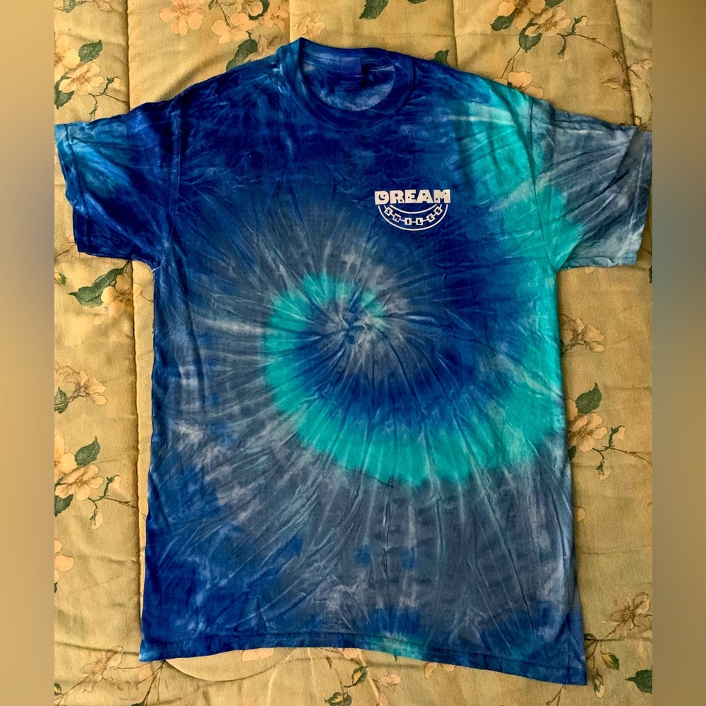 Blue Turquoise Tie Dyed T-Shirt NWOT